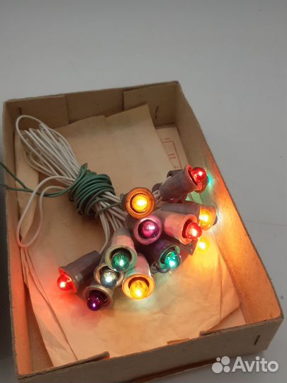 Елочные игрушки СССР советские гирлянда Макушка