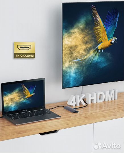USB-hdmi концентратор Ugreen 6в1 USB 3.0 -Гарантия