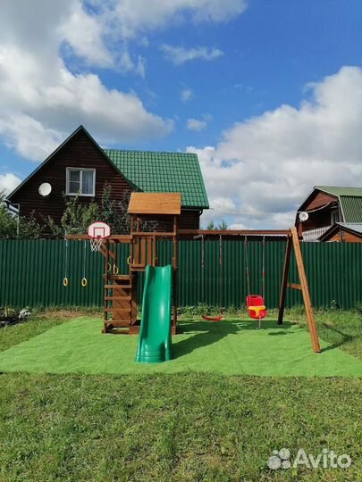 Игровые деревянные площадки