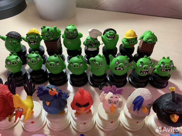 Шахматы магнитные Angry birds злые птички