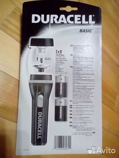 Фонарик Duracell