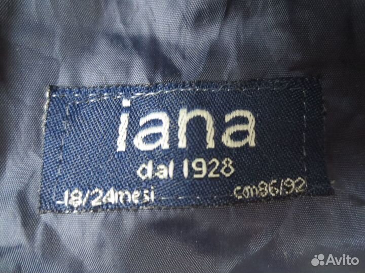 Куртка стеганая легкая Iana (Италия) р.86-92