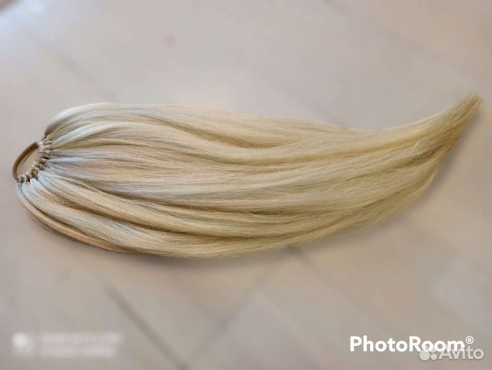 Афрорезинки, Съемный Афрохвост (кудри) (Прямой)