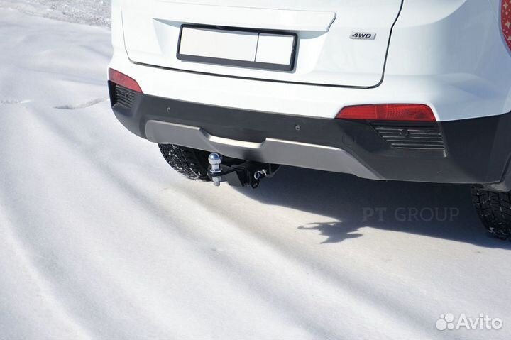 Фаркоп Hyundai Creta 2016- съемный квадрат