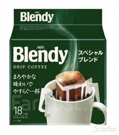 Японский кофе в дрип-пакетах, Blendy