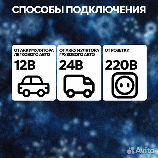 Автономный отопитель 5кВт 12-24-220В