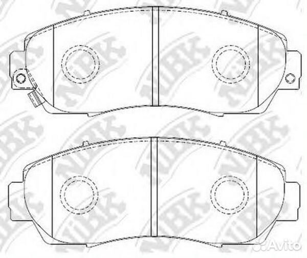 Колодки тормозные дисковые honda crosstour 2012 PN