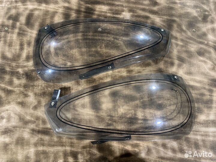 Накладки на фары kalina