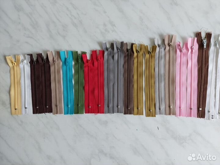 Застежка молния пакетом