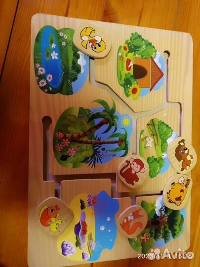 Развивающие деревянные игрушки