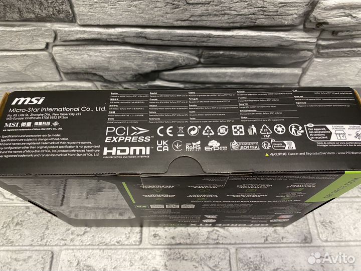MSI Nvidia GeForce RTX 4060 Ventus 2X Black 8G OC