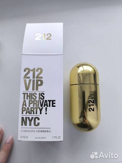 Carolina herrera 212 VIP парфюм. вода оригинал