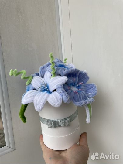 Букет из синельной проволоки