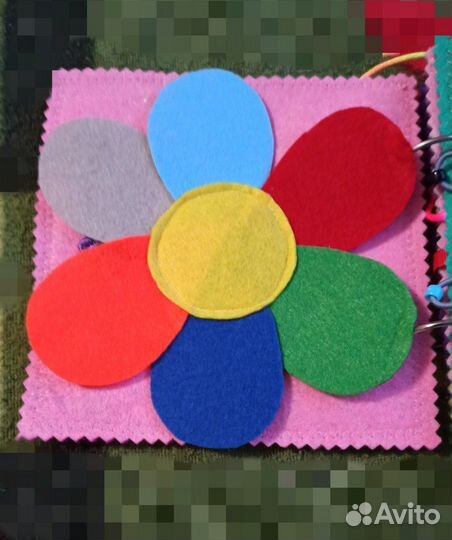 Развивающая книжка из фетра