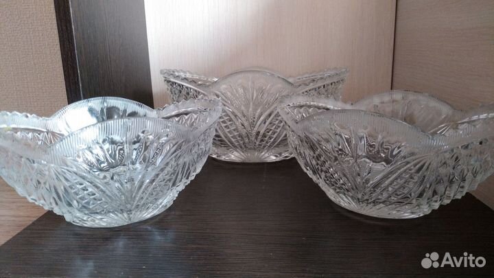 Хрустальссср салатники