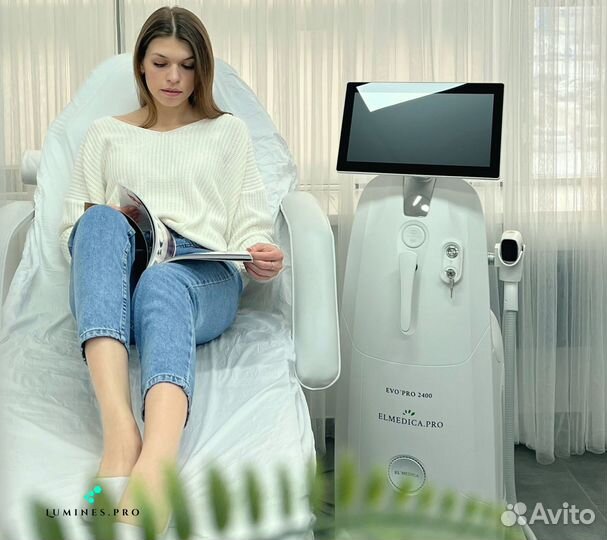 Диодный лазер для эпиляции Лю'Минес эвопро 2400в