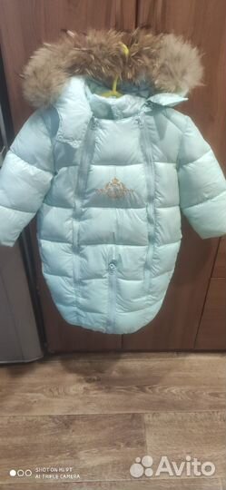Зимний комбинезон для девочки 86
