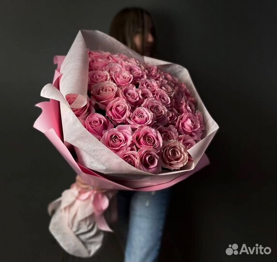 Букет из 51 свежей розы