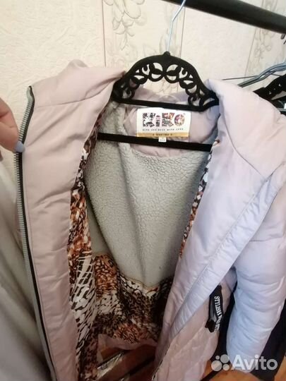 Зимний пуховик для девочки 164