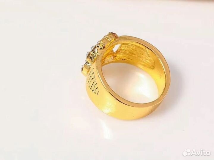 Кольцо печатка Доллар