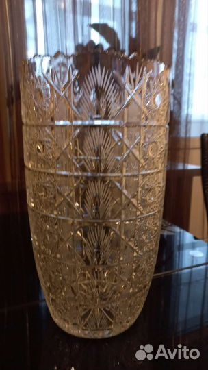 Ваза хрустальная большая СССР