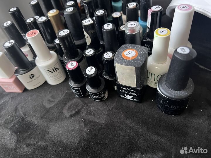 Набор гель лаков бу и лампа (все диоды работают)