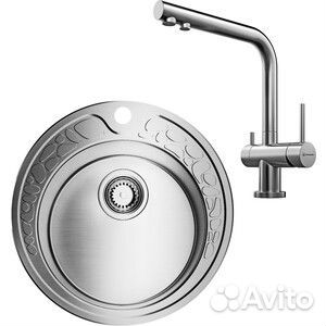 Кухонная мойка и смеситель