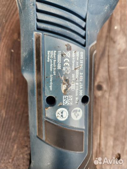 Аккумуляторная болгарка Bosch GWS 18V-LI