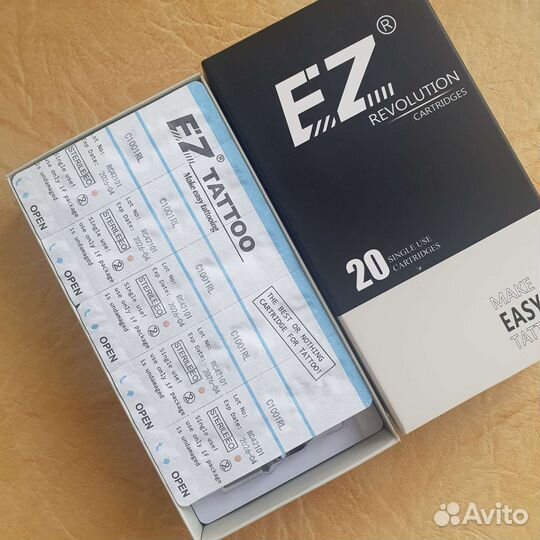 Картриджи для татуажа, тату EZ Revolution C1001RL
