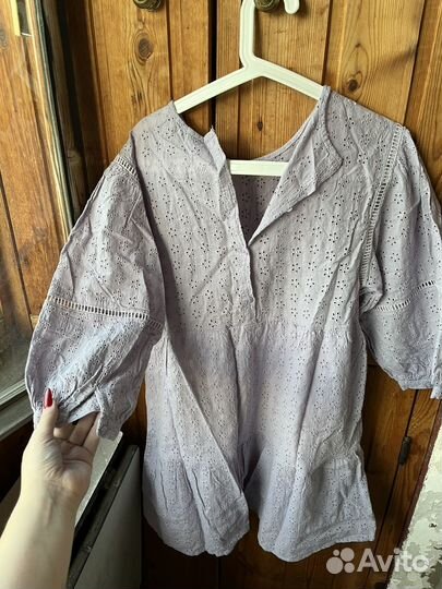 Летнее фиолетовое платье мини