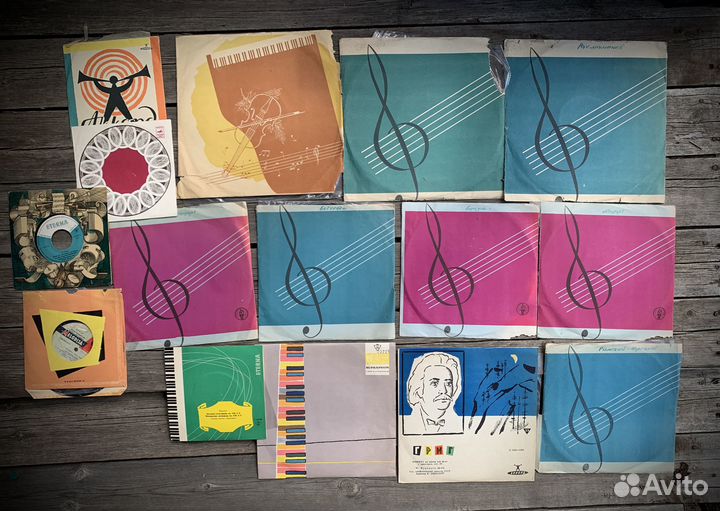 Винил СССР + проигрыватель ммз «Концертный»