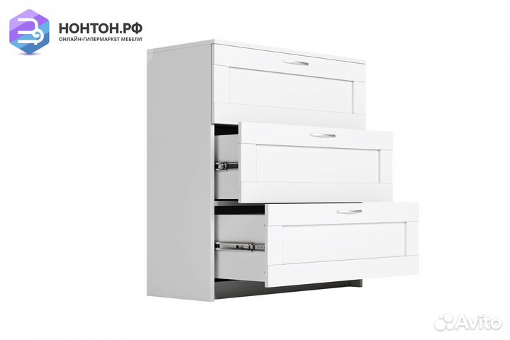 Комод Сириус белый 3 ящика