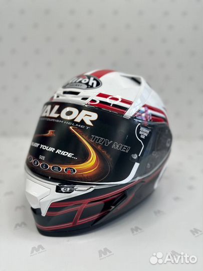 Шлем интеграл airoh valor touchdown (gloss)