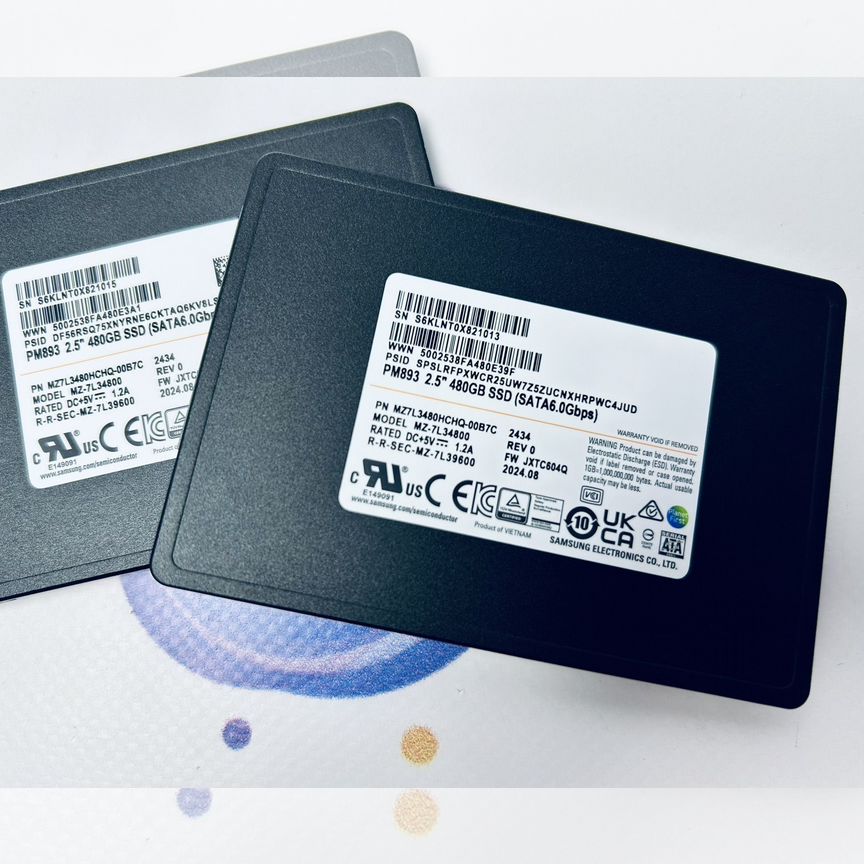 [PM893] Ssd Sata Samsung 480gb Новые Pm893