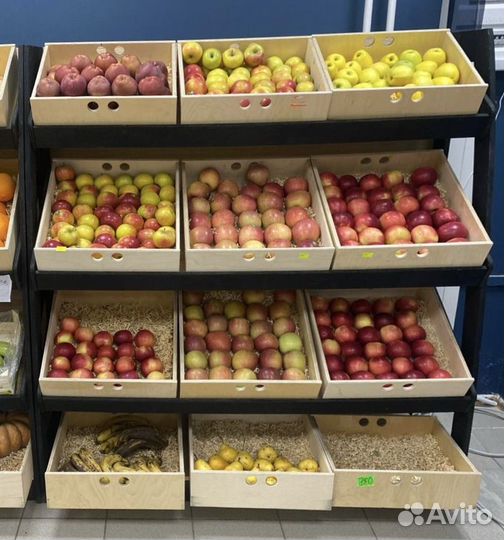 Стеллаж деревянный