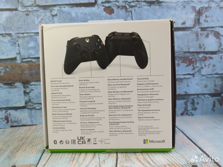 Xbox джойстик Carbon Black