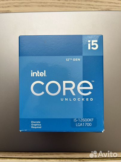 Новый Intel Core i5-12600KF BOX