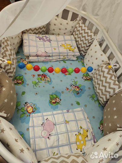 Бортики в кроватку