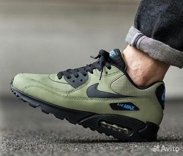 Кроссовки Nike air max 90 green soldier