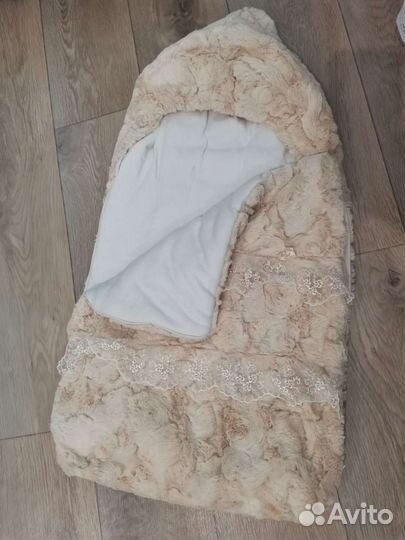 Конверт на выписку плюшевый тёплый