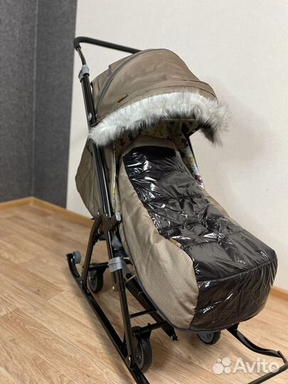 Санки-коляска новая 