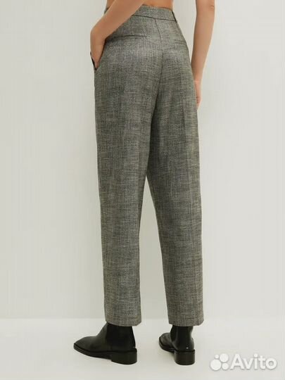 Брюки блестящие с люрексом