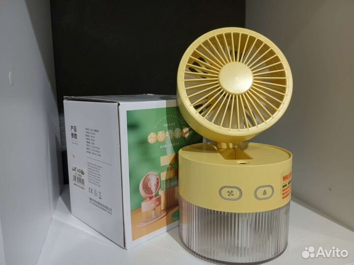 Вентилятор настольный с увлажнителем