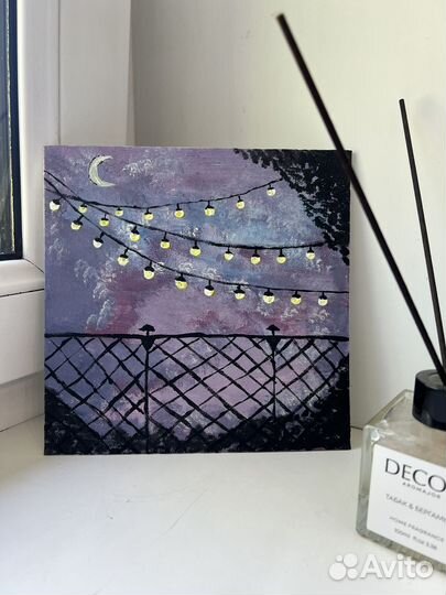 Картина маслом и акрилом