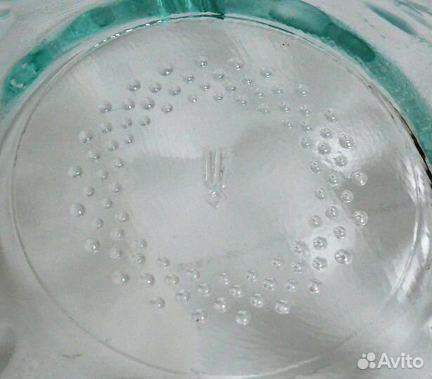 Советское винтажное цветное стекло. Светло-голубой