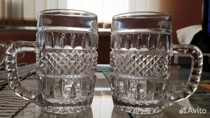 Кружки пивные богемский хрусталь чсср