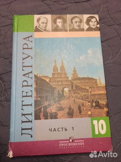 Учебник по литературе 10 класс 1 часть