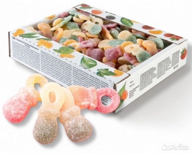 Мармелад жевательный в коробке 1кг