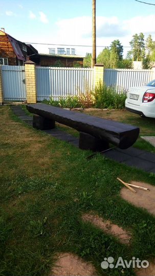 Лавка,массив сосны