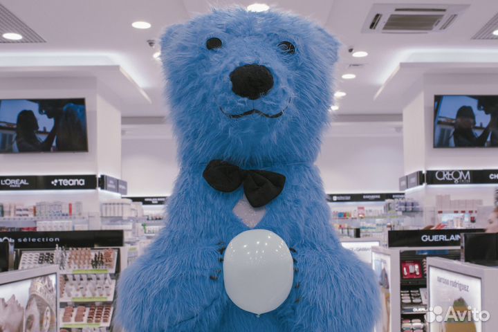 Костюм Голубой мишка Ростовая кукла